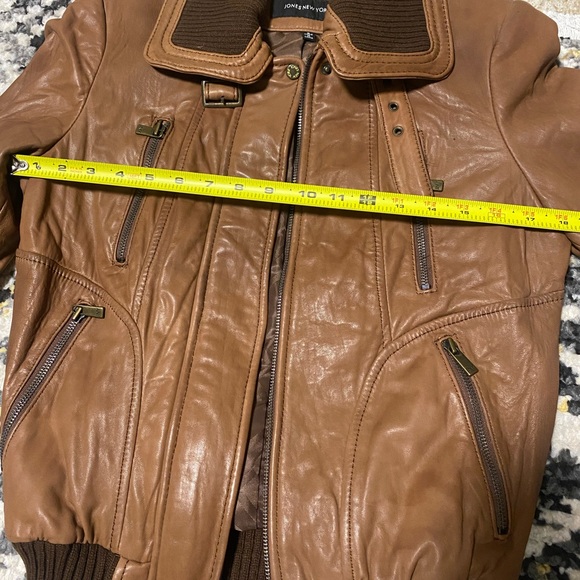 Jones New York leather jacket size small - Picture 6 of 7